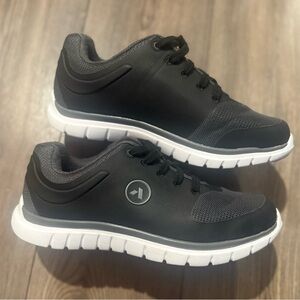 Anodyne Black Athletic Sneakers Women’s 8W (Wide) | Orthotic-Ready No Insoles